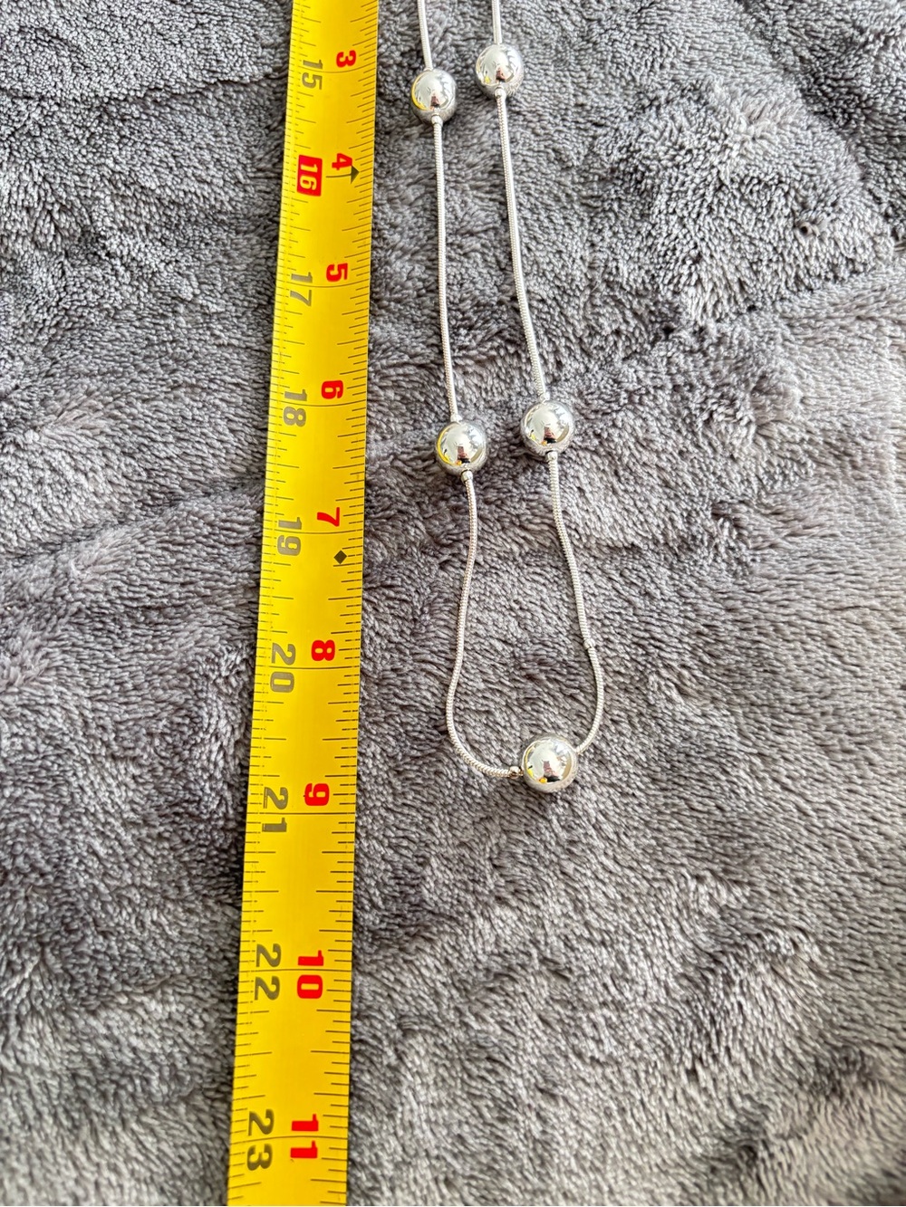 Beaded Double Cain Necklace - Picture 3 of 4